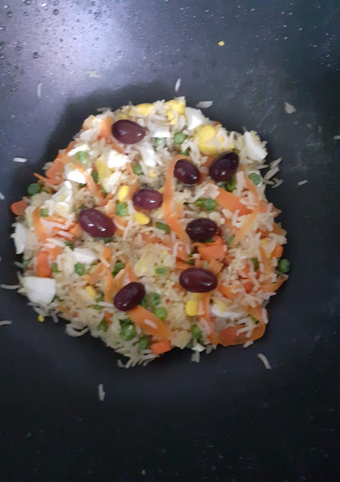 Una foto de Arroz salteado vegetariano