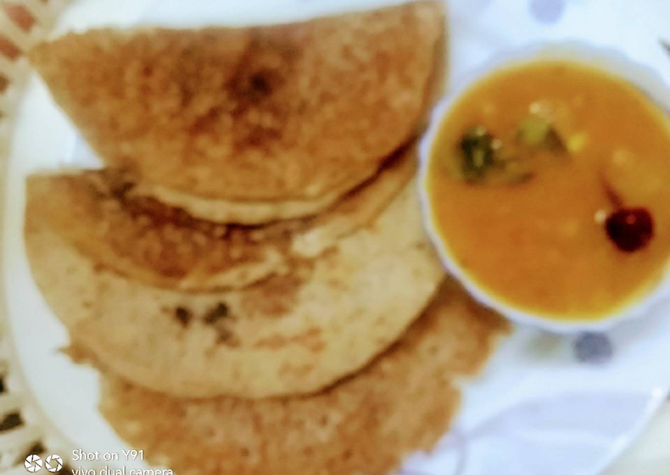 Healthy Lobia Dosa.