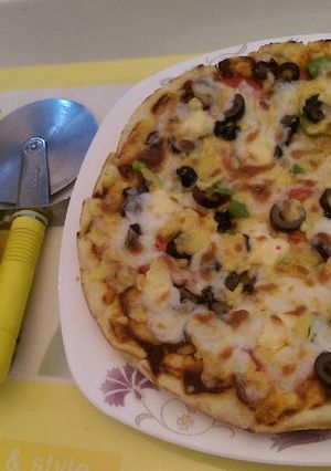 صورة لوصفة بيتزا الجبن