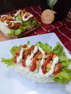 Foto resep Nasi sosis 🌭🌭