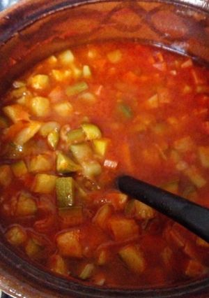 Una foto de Calabacitas a la mexicana