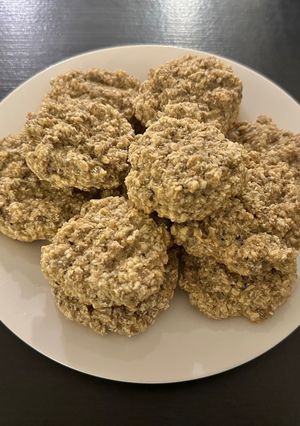 Una foto de Galletitas de avena, coco y chía