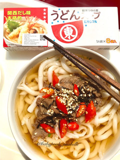 Foto resep Niku Udon (Higashimaru Soup)