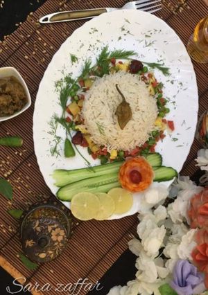 A picture of #cookpadApp rice competition(achri rice).