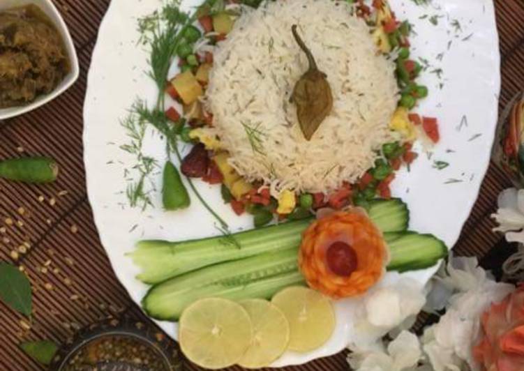 Recipe of Homemade #cookpadApp rice competition(achri rice)