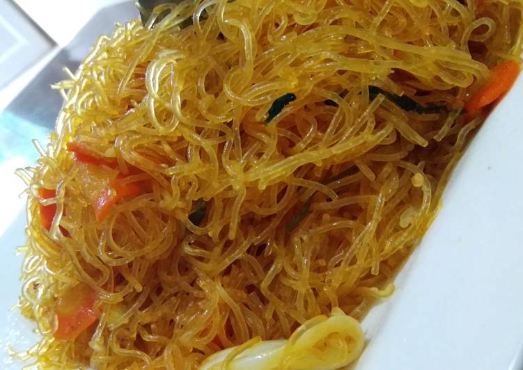 Resep Bihun Goreng Mantap Jiwa, Enak Banget