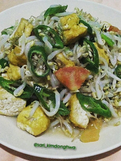 Foto resep Tumis Tahu Touge Cabe Hijau