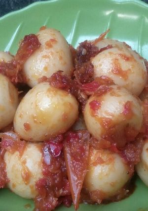 Foto resep Balado telur puyuh