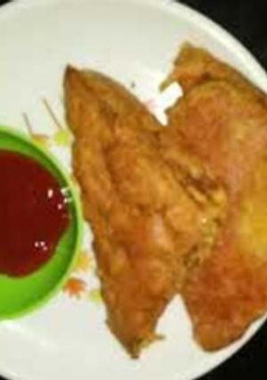 A picture of Bread pakora.