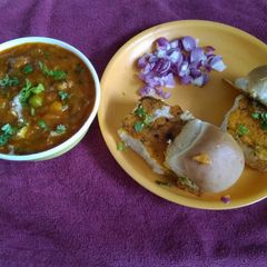 A picture of Pav Bhaji.