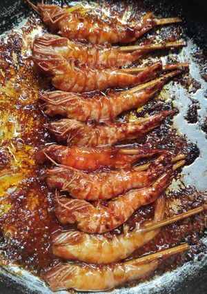 Foto resep Udang bakar madu (teflon)