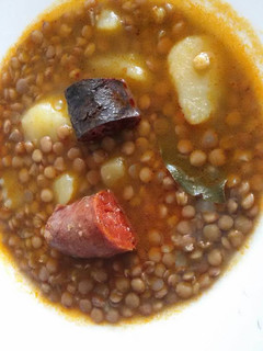 Una foto de Lentejas rápidas sin olla express