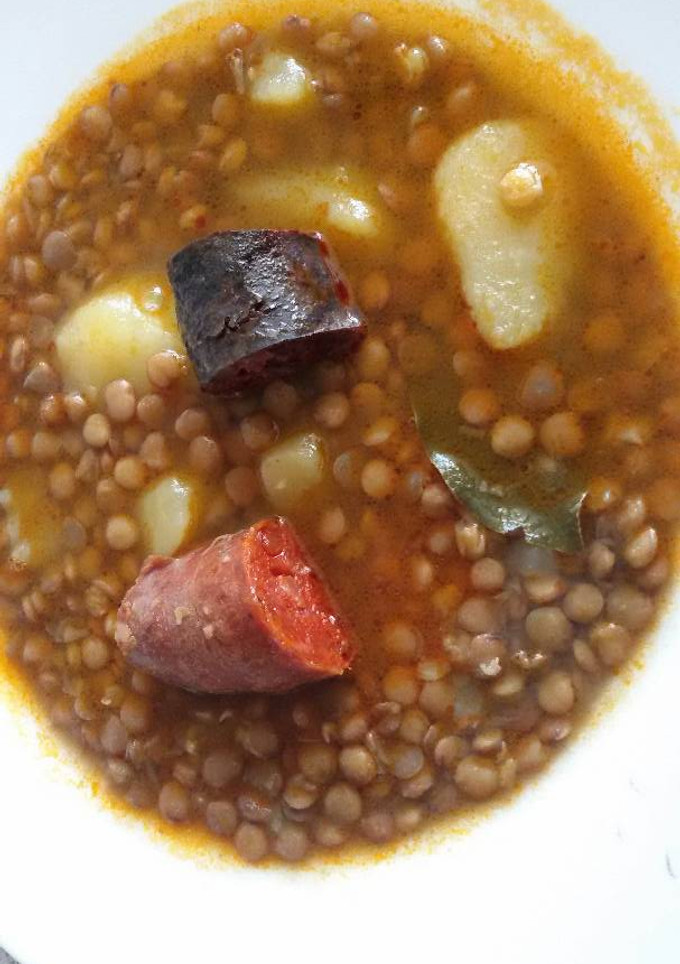 Una foto de Lentejas rápidas sin olla express