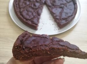 Une photo de Brownie vegan/gluten free au cacao et haricots rouge 😊