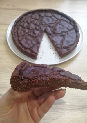 Une photo de Brownie vegan/gluten free au cacao et haricots rouge 😊