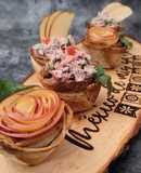 🌹 CANASTITAS DE PAN DE MOLDE 🌹