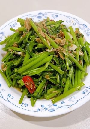 空心菜炒XO醬 的食譜成品照片