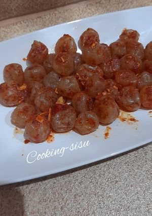 Foto resep Cimol bojot pedas asin