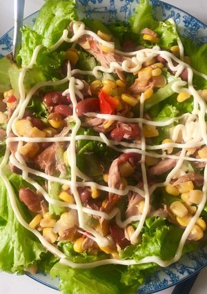 Hình của món Salad cá ngừ.