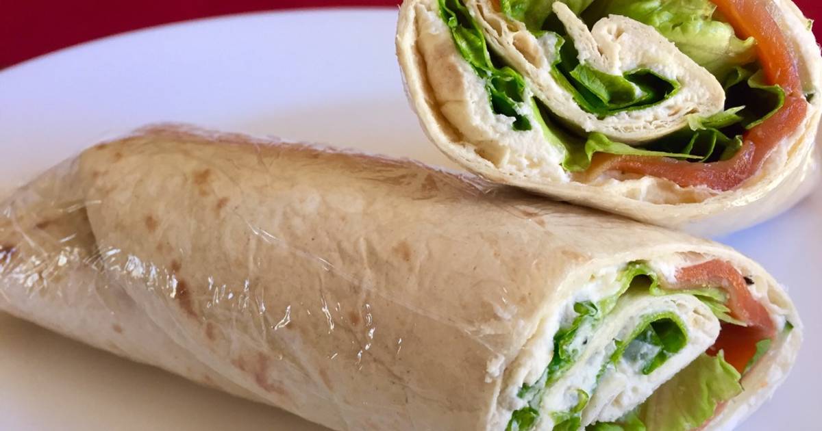 Wrap truite, fromage frais et salade de OdileLRQDO Cookpad