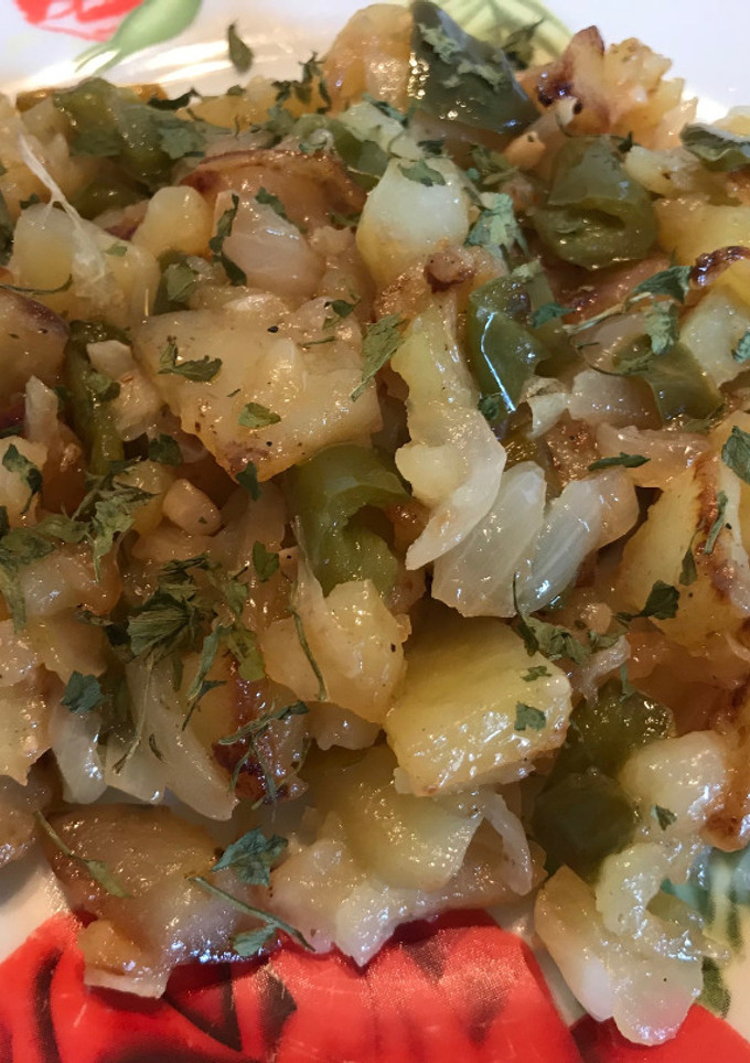Una foto de Patatas a lo pobre