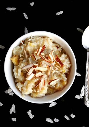 A picture of Banana poha.
