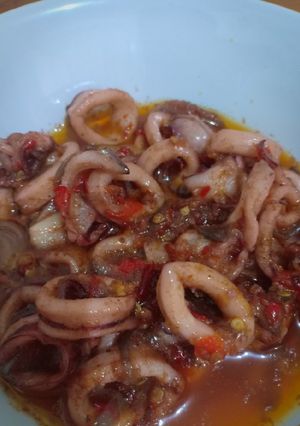 Foto resep Sambel cumi pedas