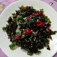 A picture of Crispy crunchy spinach.