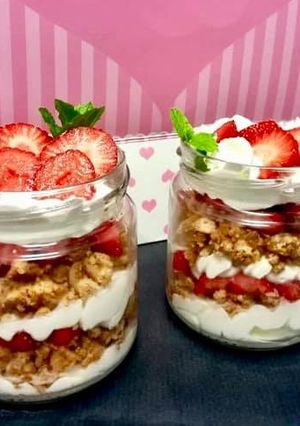 Epres pohárkrém recept fotója