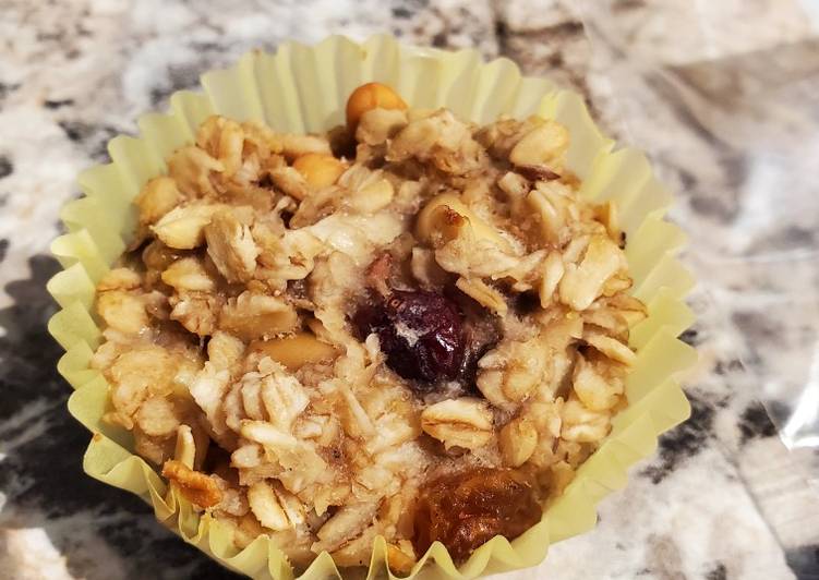 Steps to Prepare Super Quick Oatmeal Breakfast Cups