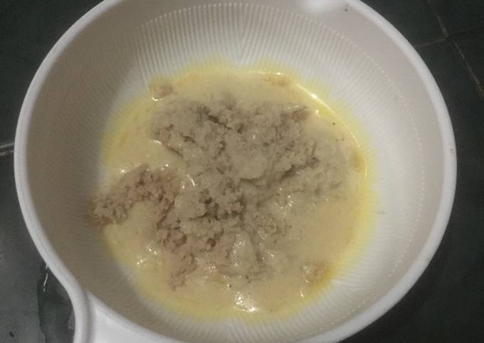 Mpasi 6 Bulan - Cerelac Ricenutri Keju Susu Daging Ayam dan Telur Ceplok