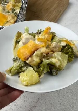 Foto resep Menu Pengganti Nasi : Kentang Brokoli Saus Keju Creamy
