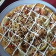 Spicy chicken mayo pizza