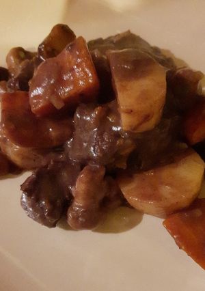 Une photo de Bœuf bourguignon