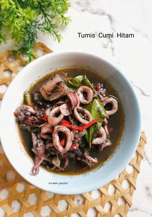 Foto resep Tumis Cumi Hitam