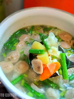Foto resep Sayur Sop Baso Simple