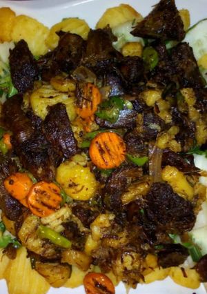 A picture of Grilled Beef Potato Salad.