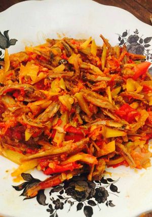 Foto resep Sambel teri mangga