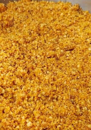 A picture of Groundnut chutney/Shengdana chutney.