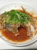 Stim Ikan Koan dengan Saus Minsi dan Plum