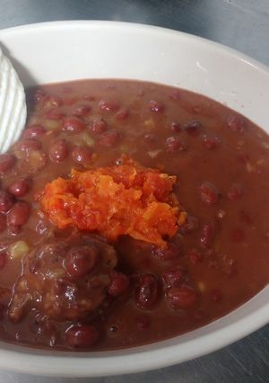 Una foto de Frijoles encantados
