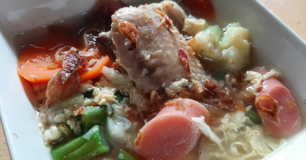 Resep Sop Telur Ayam Simpel Oleh Dapur Mamika Mami Tika Cookpad