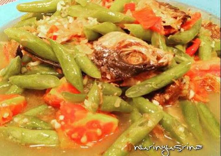 Bahan memasak Tumis Buncis Ikan Asin yang Enak