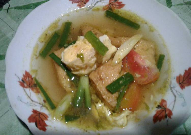Telor tahu pindang bumbu halus