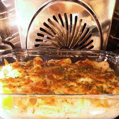 A picture of Drunken Mac n cheese (gratin).
