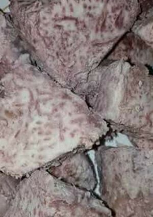 A picture of Boiled Nduma.