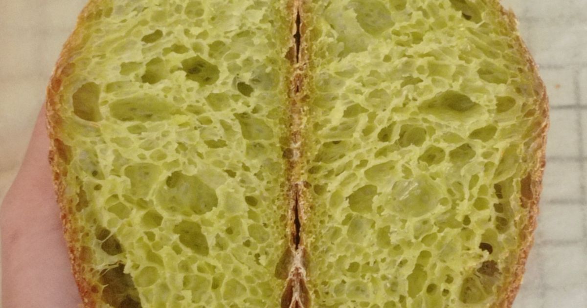 Pandan Sourdough Bread