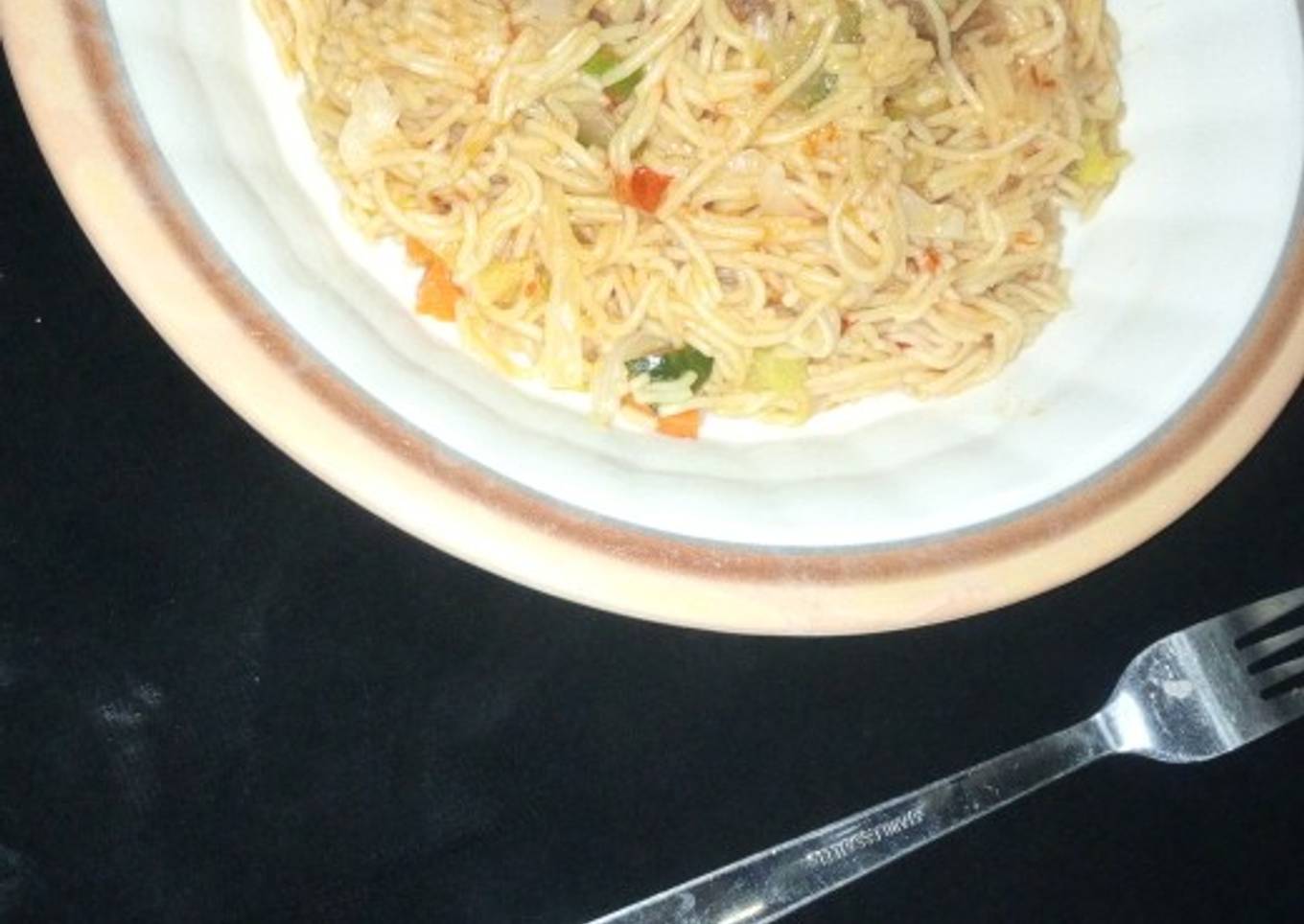 Jollof spaghetti