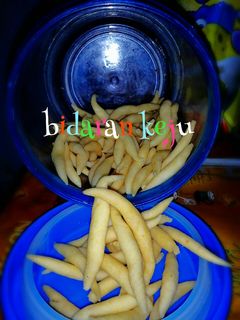 Foto resep Bidaran keju/gabus keju/cendolan/stik keju
