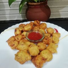 A picture of Moong Dal Bhajia.